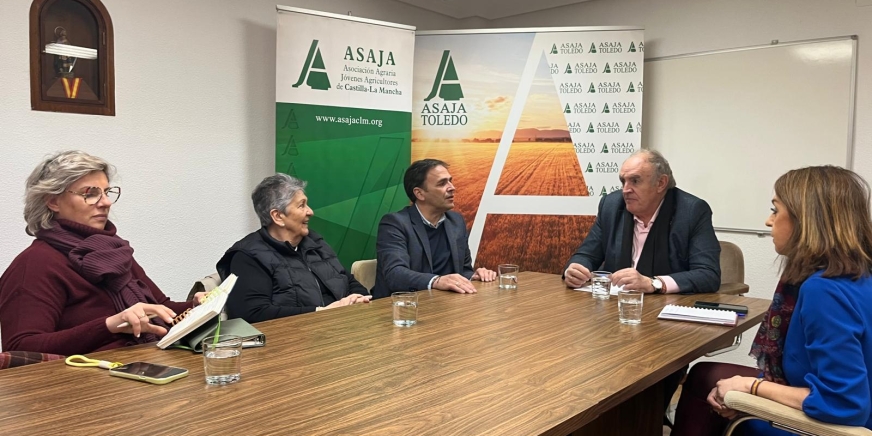 CUAS Mancha Occidental II presenta el Congreso de Regantes a ASAJA Castilla-La Mancha